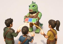 组长のイラスト