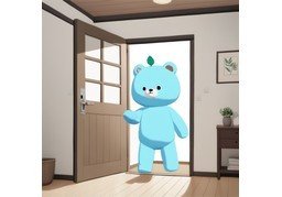 房门のイラスト