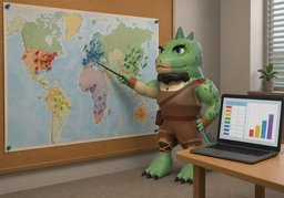 geografischのイラスト