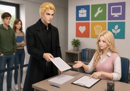 Arbeitsloseのイラスト