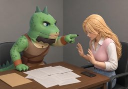 逼问のイラスト