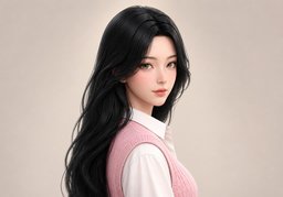 까맣다のイラスト