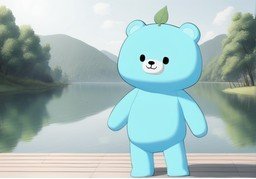 湖のイラスト