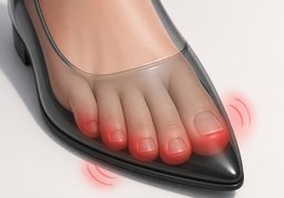 발끝のイラスト