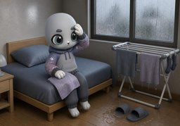 습하다のイラスト