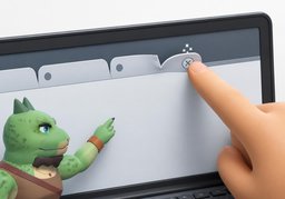 탭のイラスト