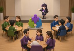 구성되다のイラスト