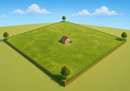 公顷のイラスト