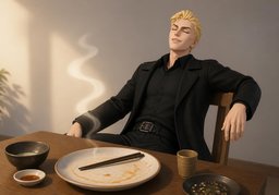 过瘾のイラスト