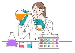 科学家のイラスト