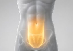 Illustration for 小腹 (lower abdomen)