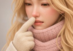 코끝のイラスト