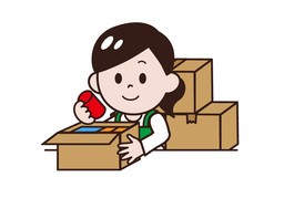 装箱のイラスト