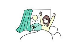 一早のイラスト