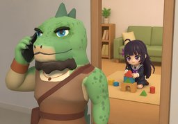 자식のイラスト