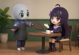Serviceangestellteのイラスト