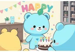 生日快乐のイラスト