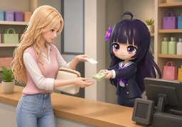 환불のイラスト