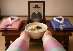 설날のイラスト