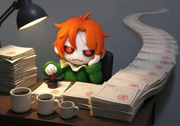 一天到晚のイラスト