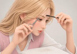 눈썹のイラスト