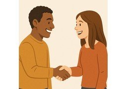会面のイラスト