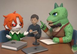 答辩のイラスト
