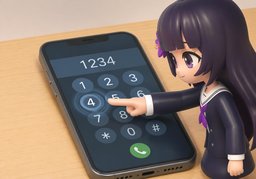 拨号のイラスト