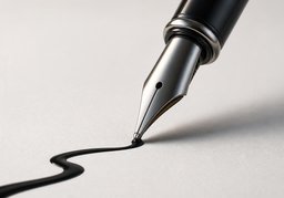 Illustration for 钢笔 (fountain pen)