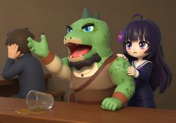 betrunkenのイラスト