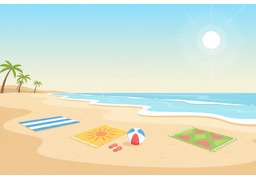 夏天のイラスト