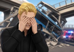 触目惊心のイラスト