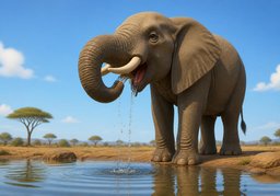 elefanteのイラスト