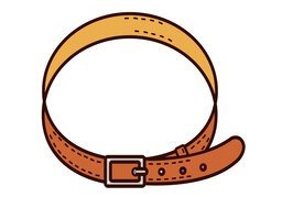 腰带のイラスト