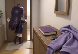 놓아두다のイラスト