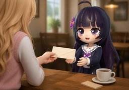 편지のイラスト