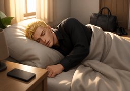 늦잠のイラスト