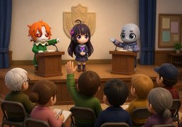 debateのイラスト
