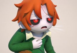 喘のイラスト