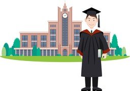 毕业のイラスト