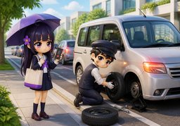 운전기사のイラスト