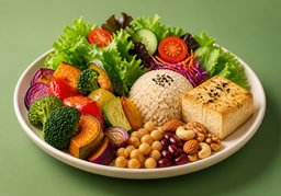 素食者のイラスト