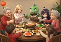 佳节のイラスト