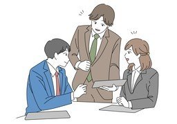合伙人のイラスト