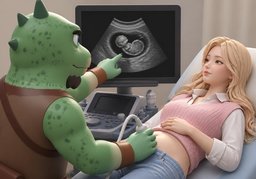 초음파のイラスト