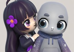 flüsternのイラスト