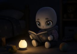 어둡다のイラスト