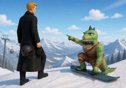 snowboardのイラスト