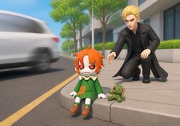 길가のイラスト