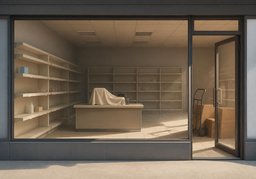 倒闭のイラスト